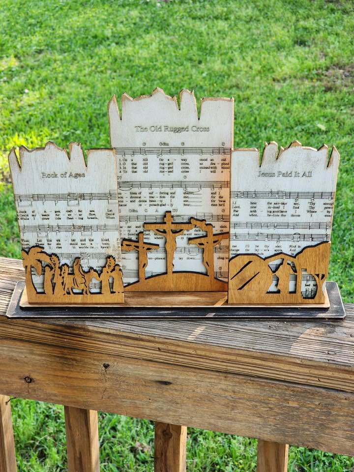 Old Rugged Cross music trio