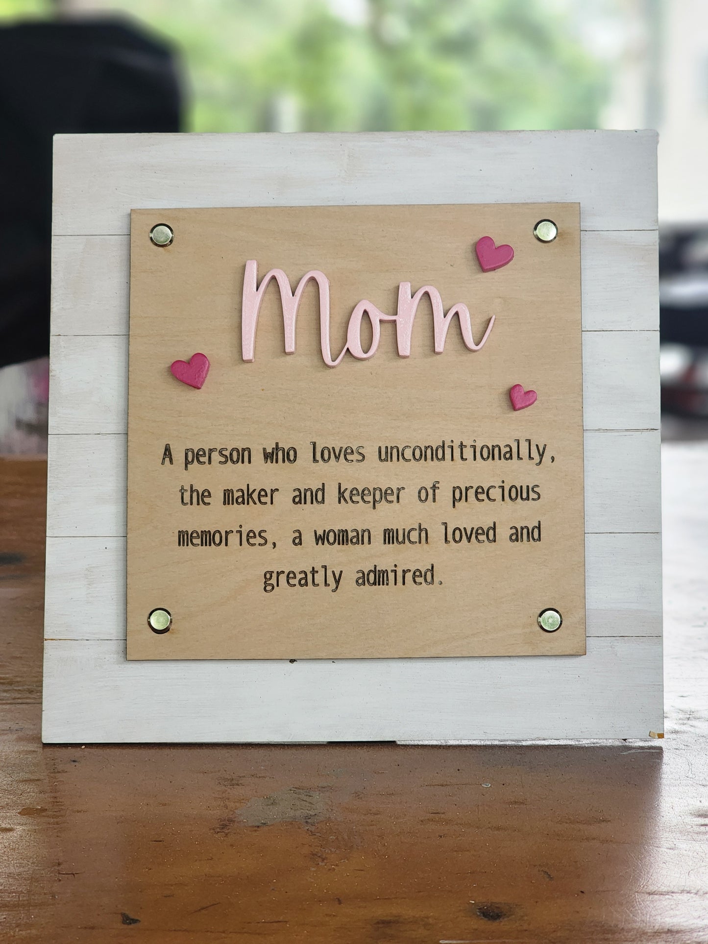 Mom Shiplap sign