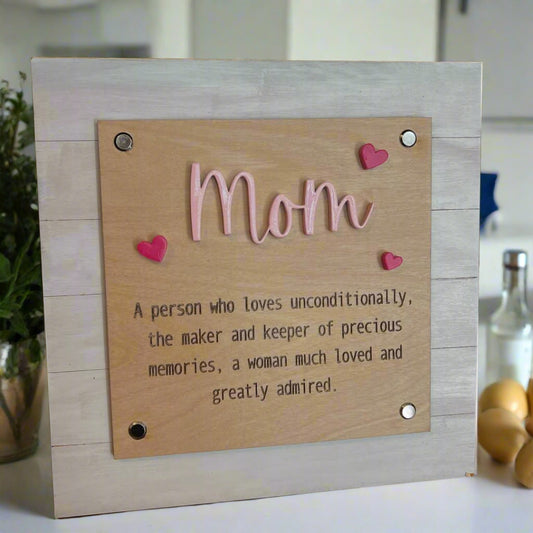 Mom Shiplap sign